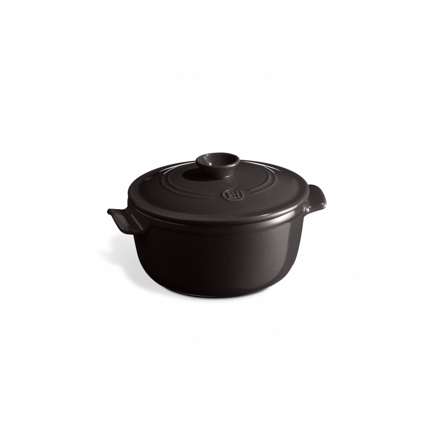 Emile Henry: Cocotte ronde noire 2,5L