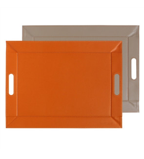 FreeForm: Plateau magique Orange & Taupe 55x41cm