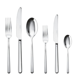 Sambonet Rosenthal: Linear Inox Coffret de couverts 36 pièces