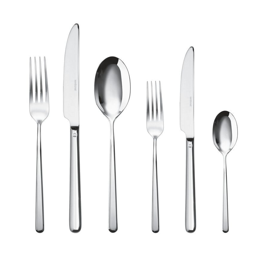 Sambonet Rosenthal: Linear Inox Coffret de couverts 36 pièces Sambonet Rosenthal: Linear Inox Coffret de couverts 36 pièces
