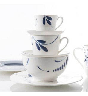 Villeroy & Boch: Vieux Luxembourg Brindille Tasse à café/thé  avec soucoupe 2 pièces