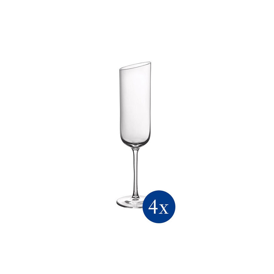 Villeroy & Boch: New Moon Set van 4 champagnefluiten