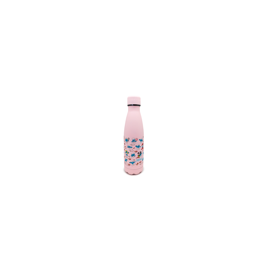Nerthus:  roze smurfen geïsoleerde fles 350 ml