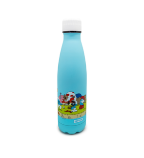 Nerthus : bouteille isotherme 500ml Schtroumpfs turquoise