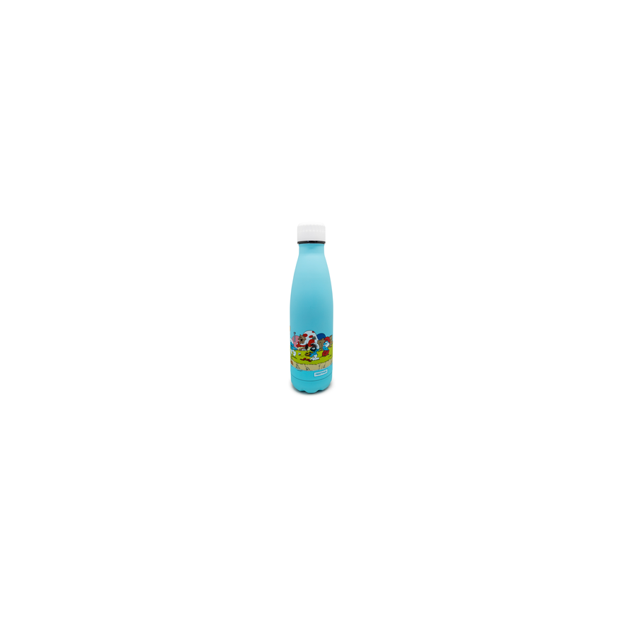 Nerthus : bouteille isotherme 500ml Schtroumpfs turquoise