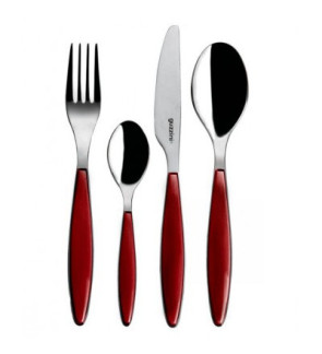 Guzzini: Set de 24 couverts rouge foncé