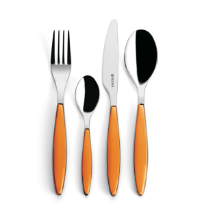 Guzzini: Set de 24 couverts orange