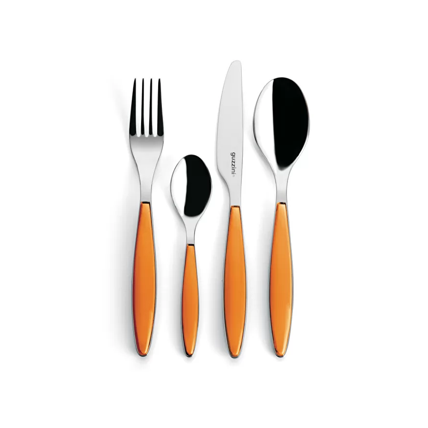 Guzzini: Set de 24 couverts orange