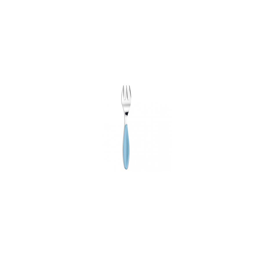 Guzzini: Dessert vork lichte blauw