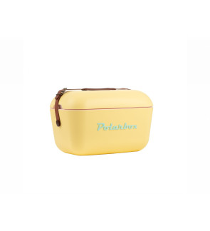 Polarbox: Vintage Retro 20 liter gele koelbox