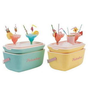 Polarbox: Vintage Retro 20 liter gele koelbox