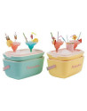 Polarbox: Vintage Retro 20 liter gele koelbox