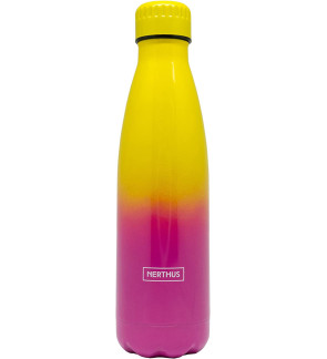 Nerthus: 500ml Thermosfles Bicolor Roze-Geel