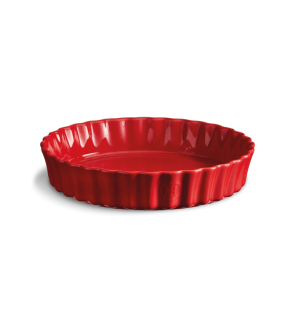 Emile Henry: Tourtière haute 28 cm Rouge