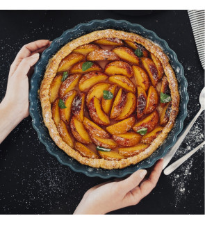 Emile Henry: Tourtière haute 28 cm Rouge