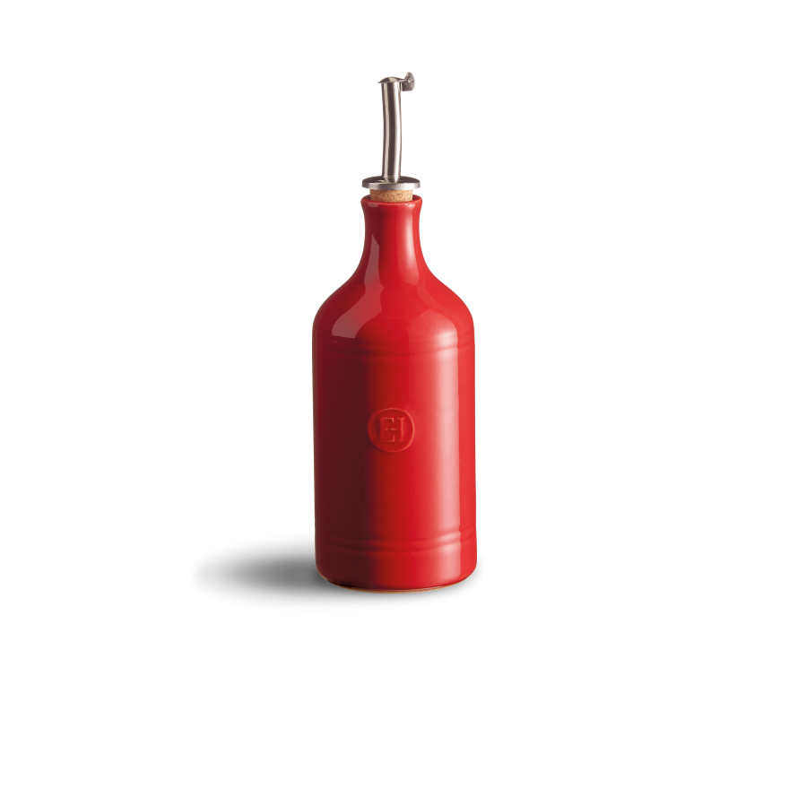 Emile Henry: Rood olietanker. Emile Henry: Rood olietanker.