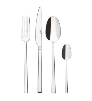 Sambonet Rosenthal: Rock Inox Coffret 24 pièces