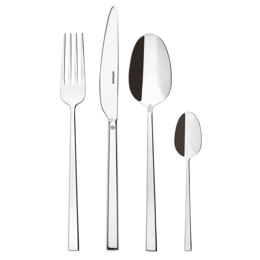 Sambonet Rosenthal: Rock Inox Coffret 24 pièces