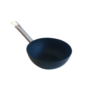 Point Virgule: Wok en acier carbone 20 cm