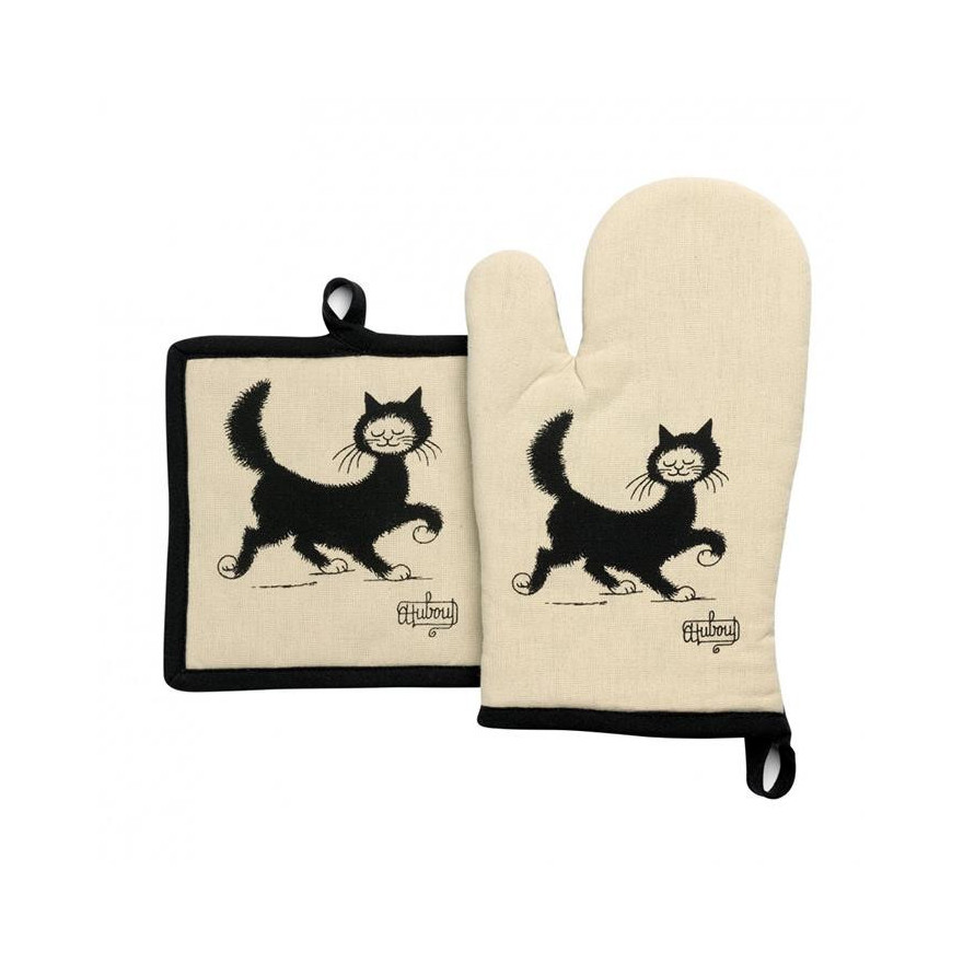 Winkler: Set gant & manique Dubout chat balade