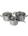 Scanpan: Set de 3 casseroles en inox Impact.