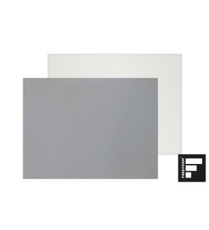 FreeForm: Set de table Gris & Blanc 40x30cm