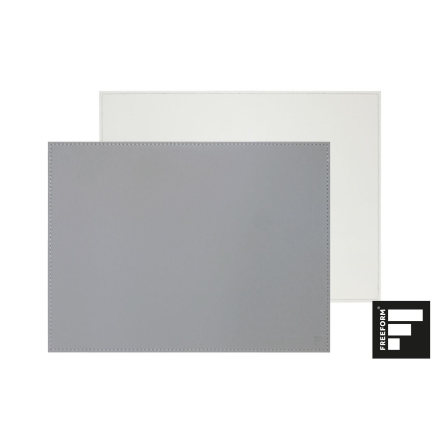 FreeForm: Set de table Gris & Blanc 40x30cm