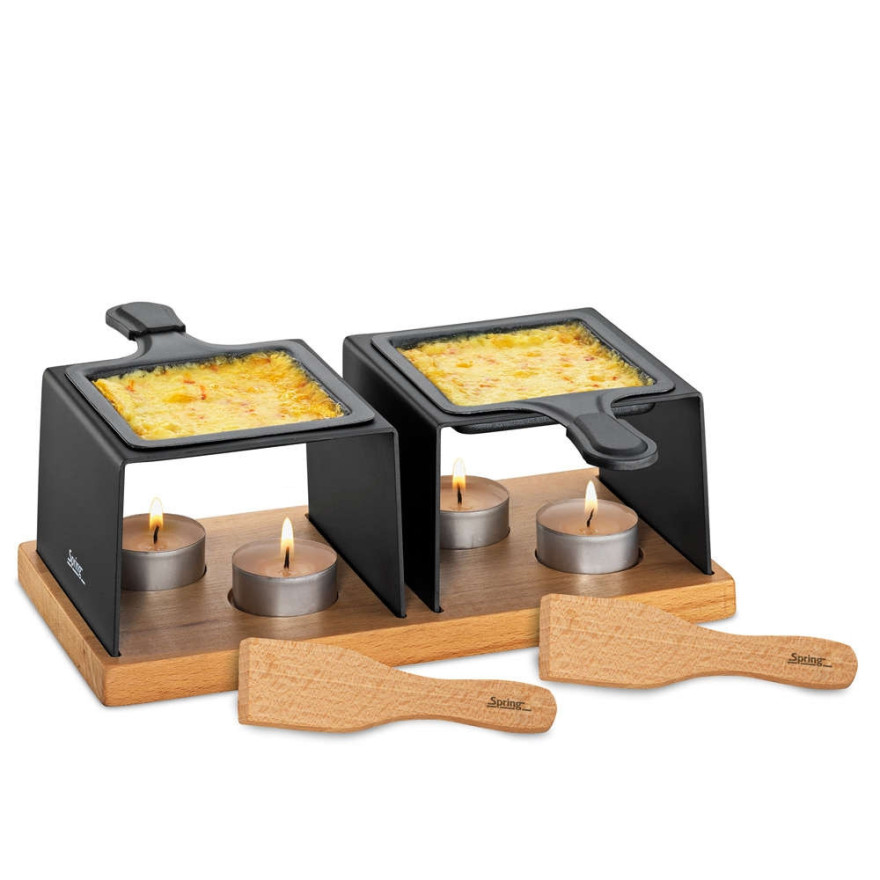 Spring Swiss Design: Set duo cheese raclette bougies