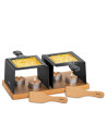 Spring Swiss Design: Set duo cheese raclette bougies