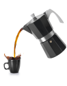 Ibili: Zwart espresso koffiezetapparaat 6 kopjes