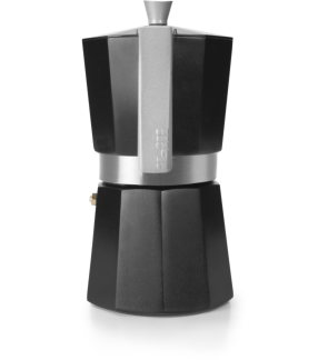 Ibili: Cafetière à expresso noire 6 tasses