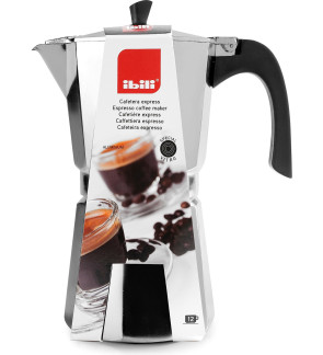 Ibili: Cafetière à expresso aluminium 9 tasses