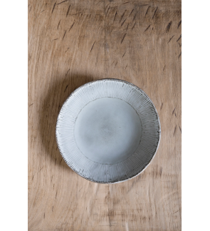 Dutch Rose: Organic Assiette dessert 21,5 cm gris