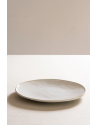 Dutch Rose: Organic Assiette plate 26,5 cm blanc