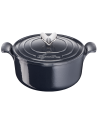 Lagostina: Cocotte en fonte émaillée noire 26 cm