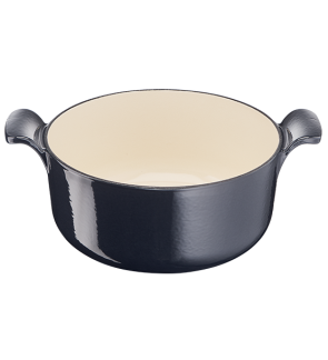 Lagostina: Cocotte en fonte émaillée noire 26 cm