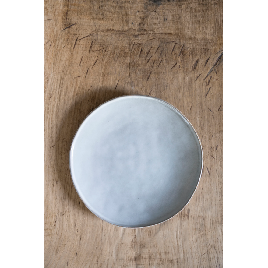 Dutch Rose: Organic Assiette plate 26,5 cm gris