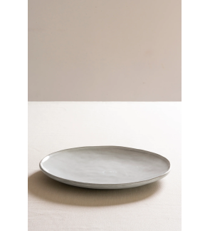 Dutch Rose: Organic Assiette plate 26,5 cm gris