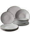 Dutch Rose: Organic Assiette plate 26,5 cm gris