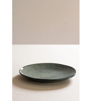 Dutch Rose: Organic Assiette plate 26,5 cm vert