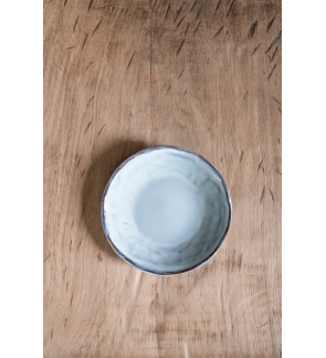 Dutch Rose: Organic Assiette plate 17 cm bleu