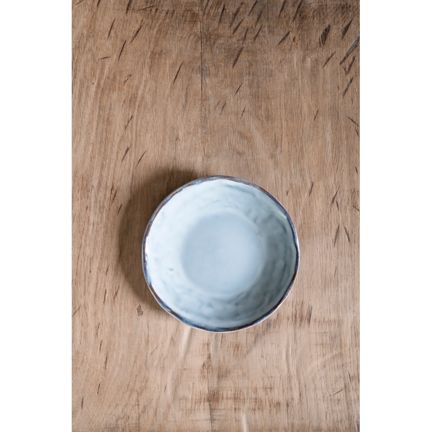 Dutch Rose: Organic Assiette plate 17 cm bleu