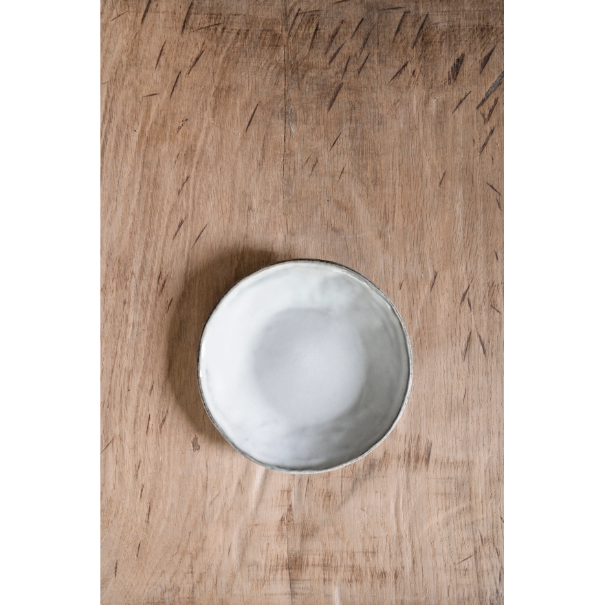 Dutch Rose: Organic Assiette plate 17 cm gris