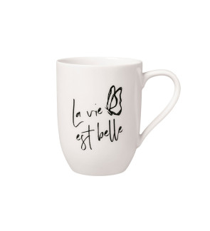 Villeroy & Boch: Statement Mug "La vie est belle" 30 cl
