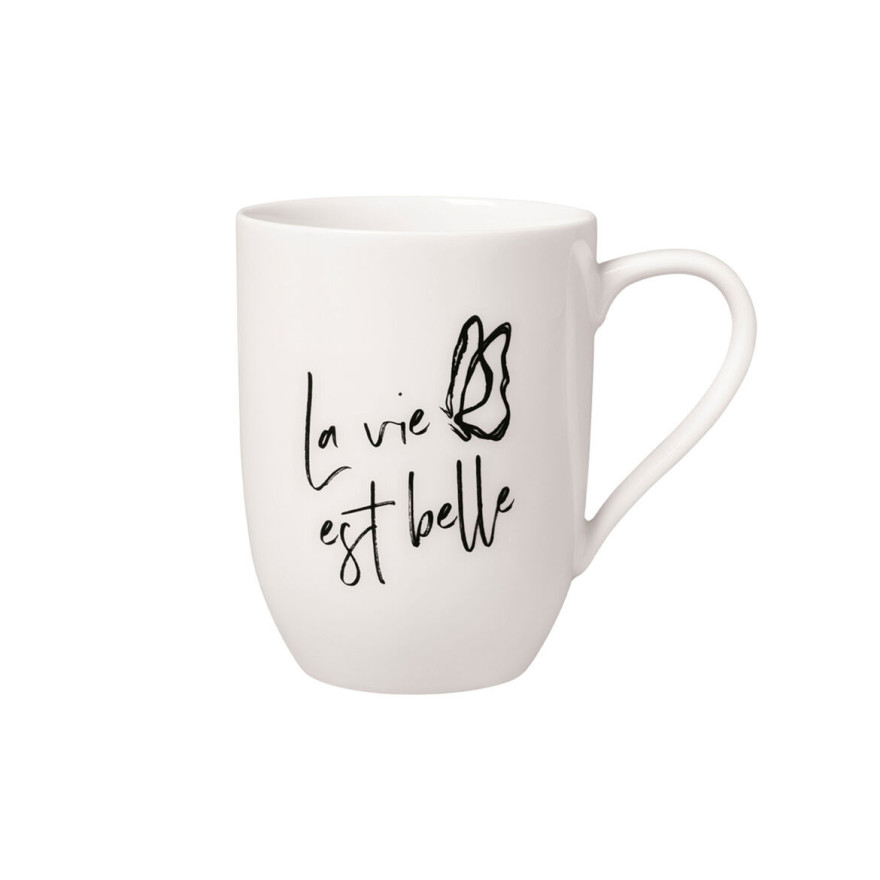 Villeroy & Boch: Statement Mug "La vie est belle" 30 cl