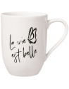 Villeroy & Boch: Statement Mug "La vie est belle" 30 cl