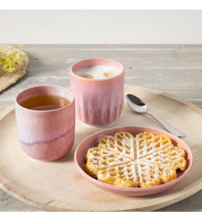 Villeroy & Boch: Perlemor Coral Set de 2 mugs sans anse