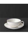 Villeroy & Boch: Anmut Platinum (NO.1) theekop met schotel 2 stuks