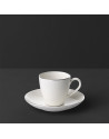 Villeroy & Boch: Anmut Platinum (NO.1) Tasse à moka avec soucoupe 2 pièces