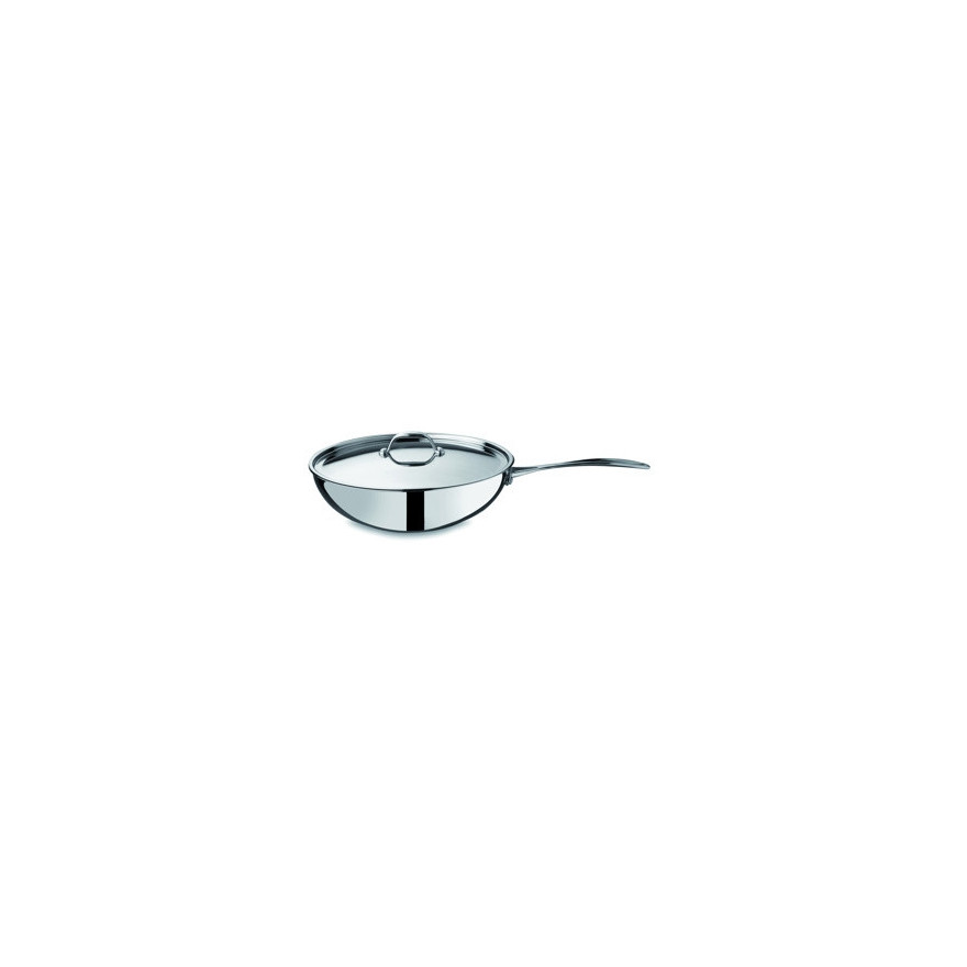 Mepra: Glamour Diamond poêle wok avec couvercle 30 cm.